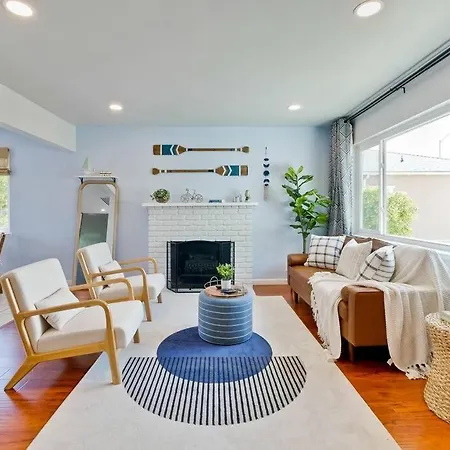 Mj Cozy 2B1B Duplex Ac Walk To Shopping 1891 Villa